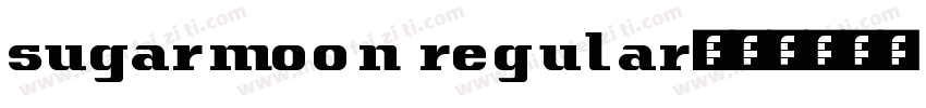 sugarmoon regular字体转换